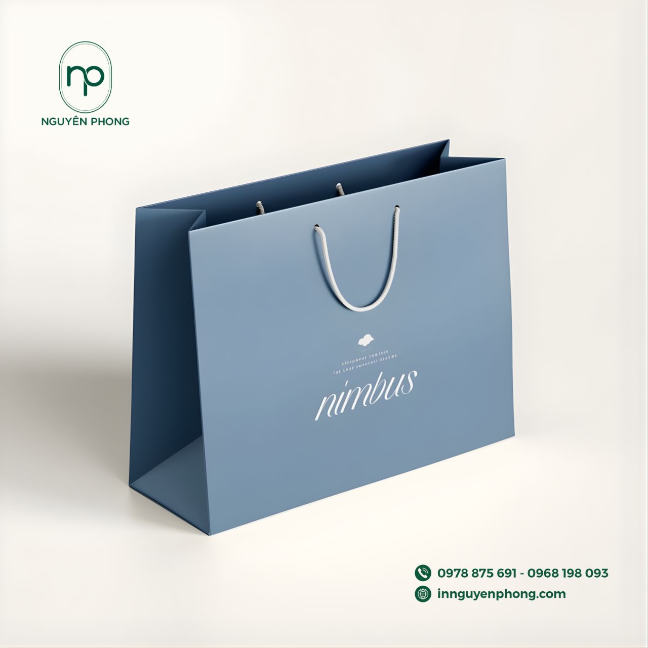 Mẫu túi giấy dành cho công ty du học, giáo dục